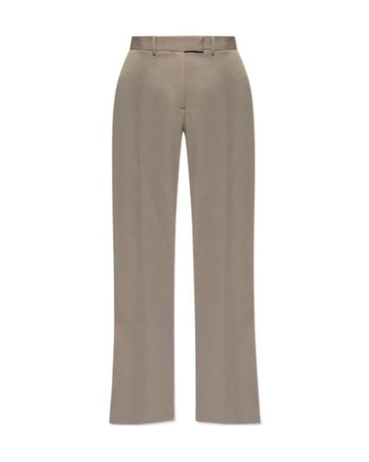 The Attico Gray The Wide Leg Long Pants