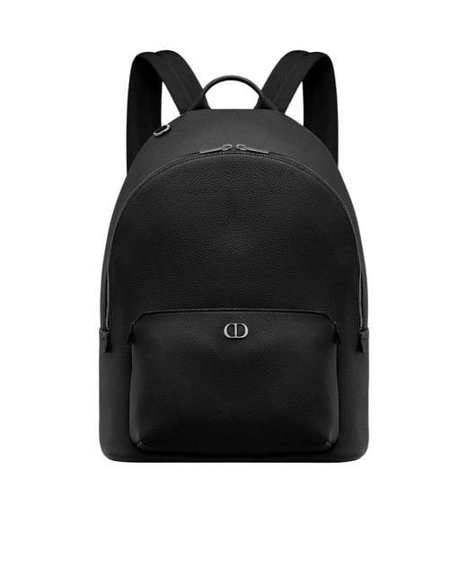 Dior Black Cd Icon Zipped Backpack for men