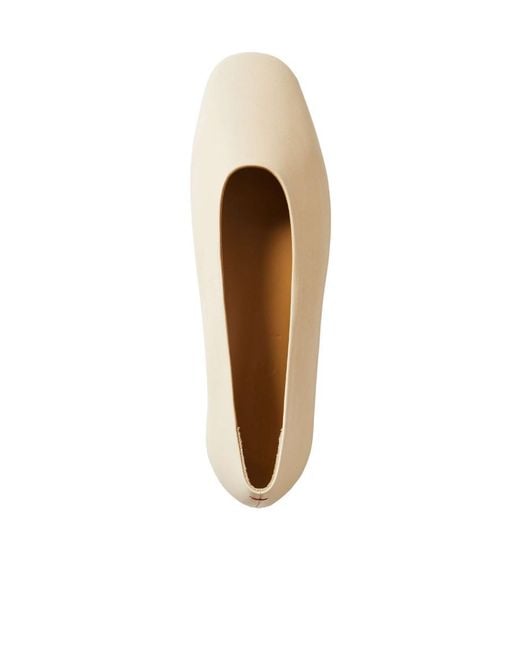 Aeyde Natural Kirsten Ballet Shoes