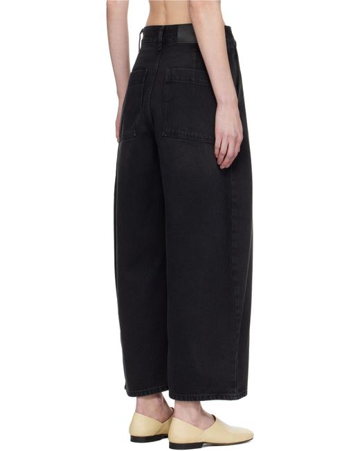Studio Nicholson Black Chalco Tapered Leg Jeans