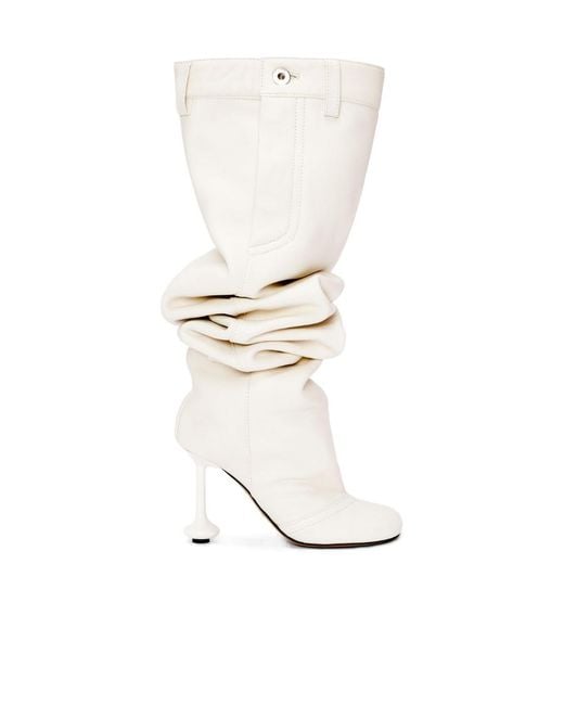 Loewe White Toy Over The Knee Boot