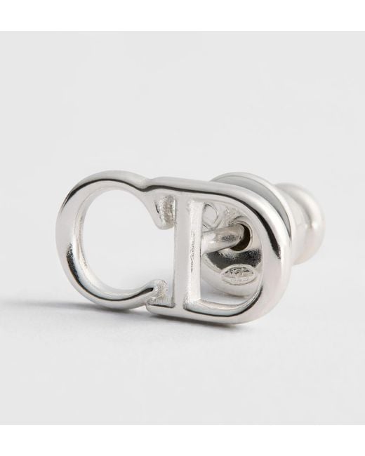 Dior White Cd Icon Earrings for men