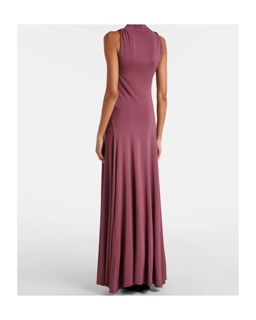 TOVE Purple Vina Crêpe Maxi Dress
