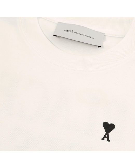 AMI White Fit Oversized T-Shirt