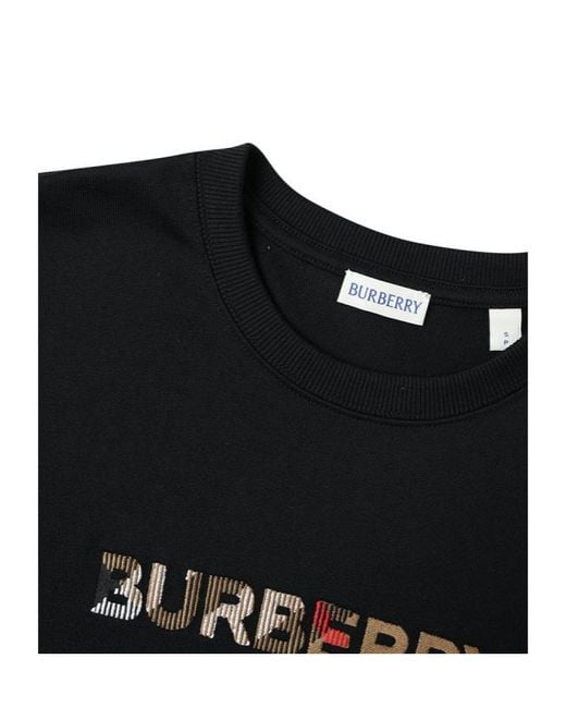 Burberry Black Short-Sleeved T-Shirt for men