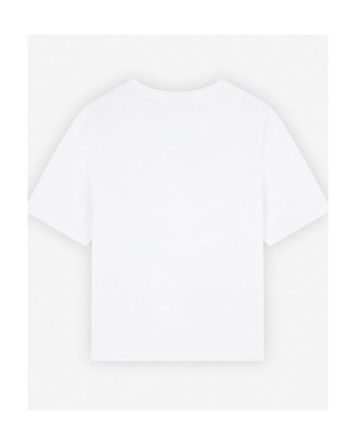 Maison Kitsuné White T Shirts And Polos