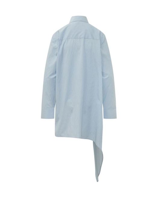 Off-White c/o Virgil Abloh Blue Shirt Dress