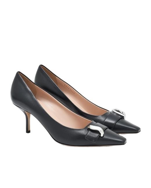 Emporio Armani Multicolor Buckle-Detail Pointed-Toe Pumps
