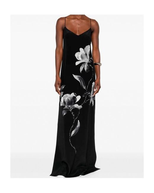 Ermanno Scervino Black Strappy Dress