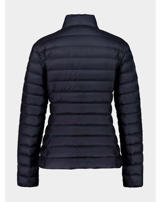 Moncler Blue Igle Zip-Up Padded Jacket