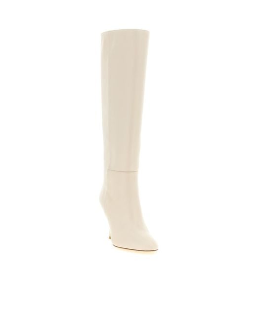 Stuart Weitzman White 'Madison' Boots