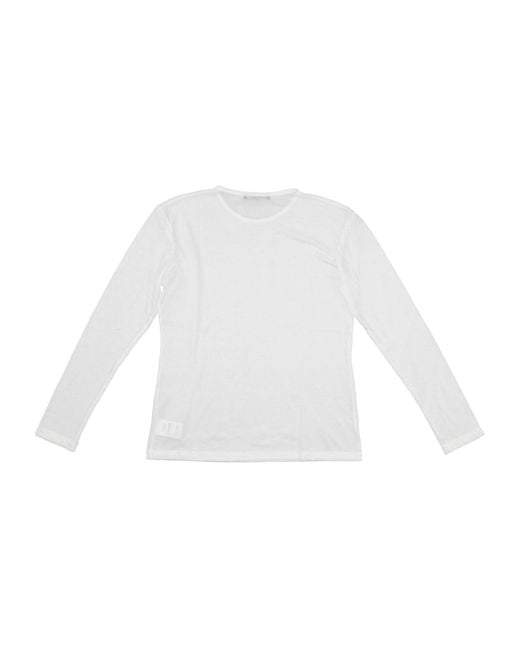 Lela Rose White Cotton T-Shirt