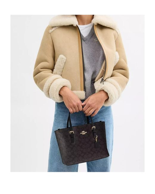 COACH Black Molly Tote Bag