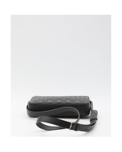 Céline Black Medium Messenger Bag for men