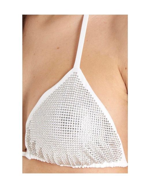 Fisico Pink Logo Patch Bikini Bottoms