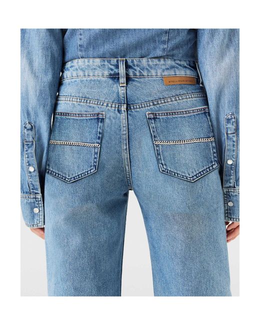 Stella McCartney Blue Straight Leg Jeans