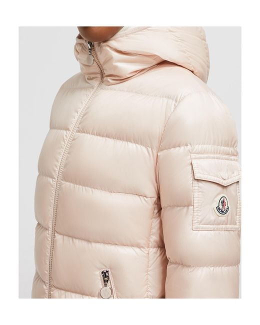 Moncler Natural Gles Zip-Up Padded Jacket