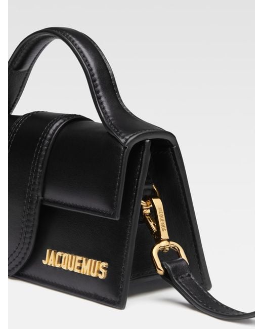 Jacquemus Black Logo Plaque Top Handle Bag