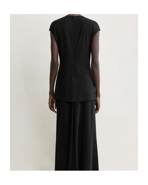Totême Black Crew Neck Vest