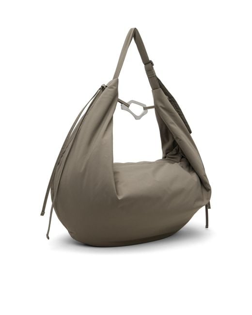 HELIOT EMIL Gray Cauda Adjustable Shoulder Bag for men