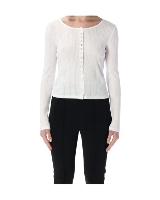 Rohe White Long-Sleeved Knitwear