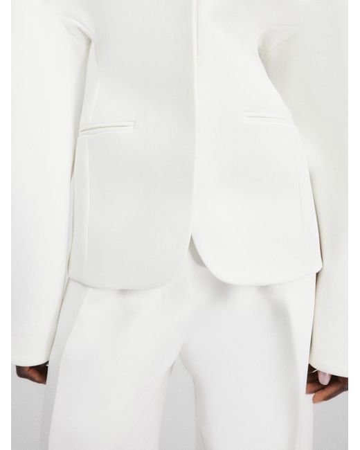 Jacquemus White Fitted Jacket