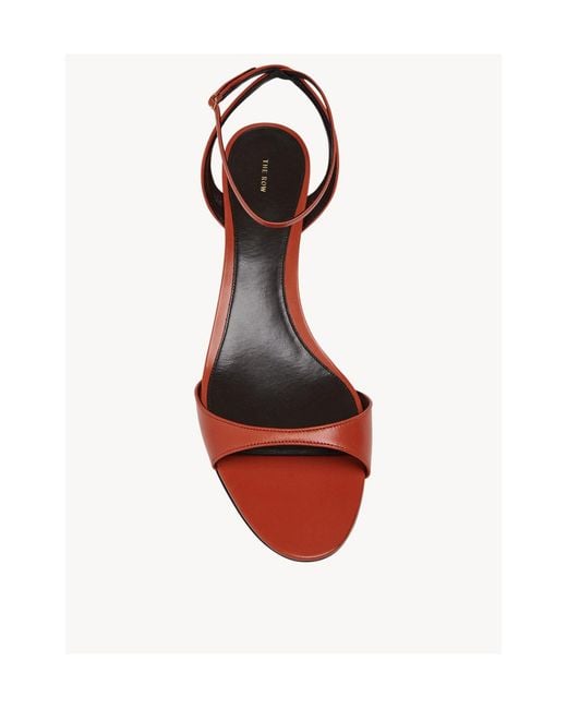 The Row Multicolor Kitten-Heel Leather Sandals
