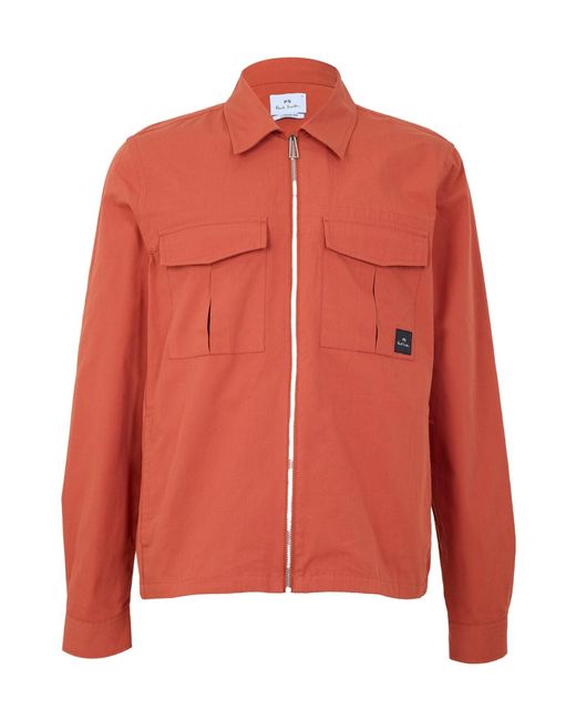 Paul Smith Red Patch Pocket Overshirt for men