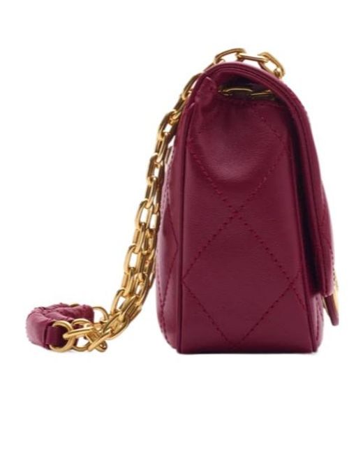 Burberry Red Small Strand Shoulder Bag