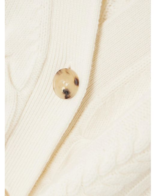 arch4 Natural Pimlico Cable Knit Cardigan