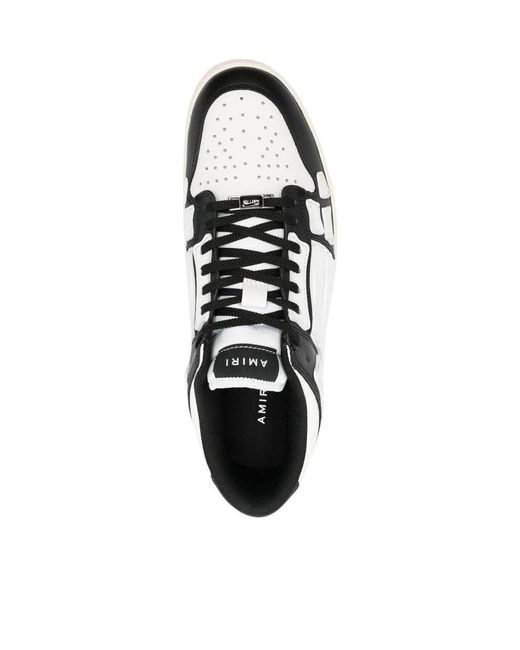 Amiri White Round Head Low-Cut Casual Shoes for men