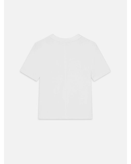 FRAME White The Rib T-Shirt