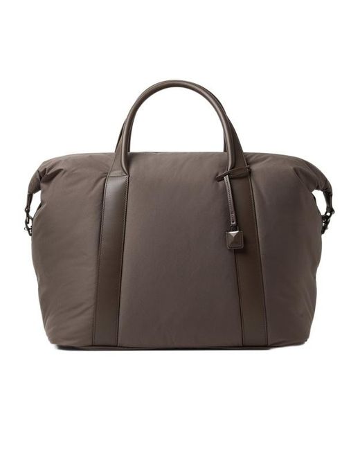 Loro Piana Brown Medium Wind Duffle Bag for men