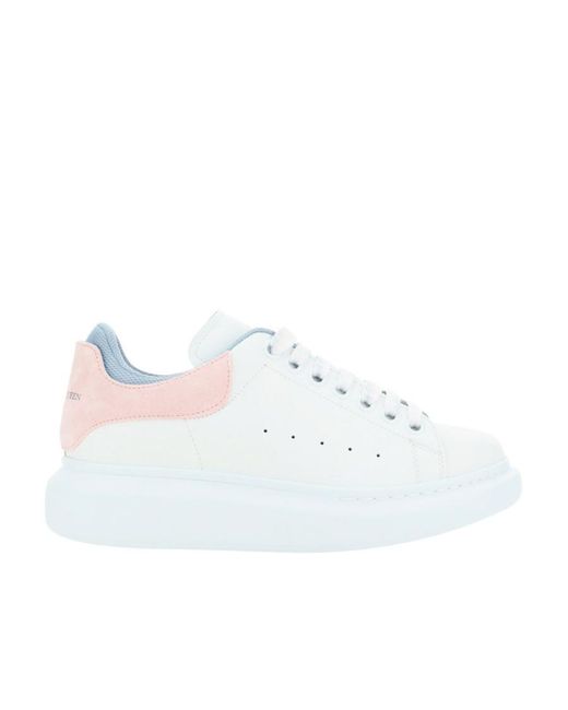 McQueen White Oversized Sole Sneakers