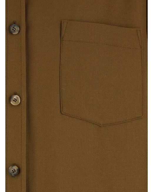 A.P.C. Green Long Sleeved Buttoned Jacket for men