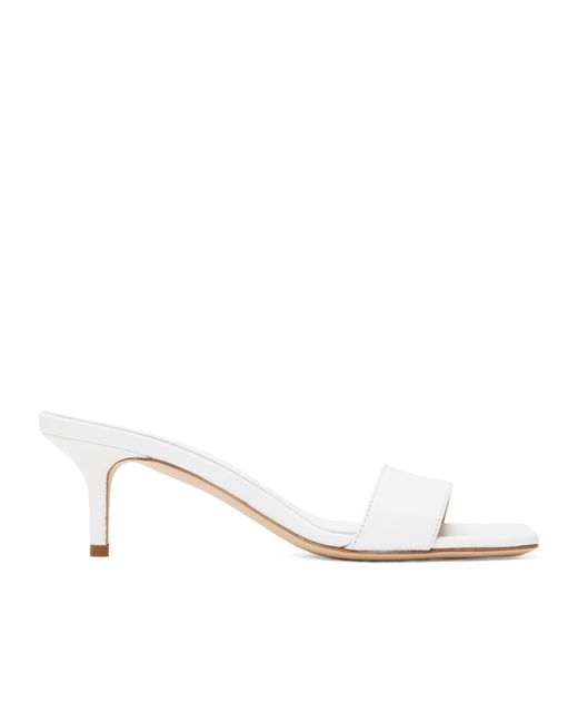 Aeyde White Ilvy High Heel Sandals