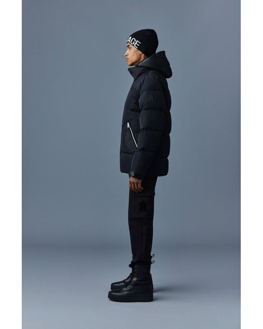Mackage Blue Riley Down Coat for men