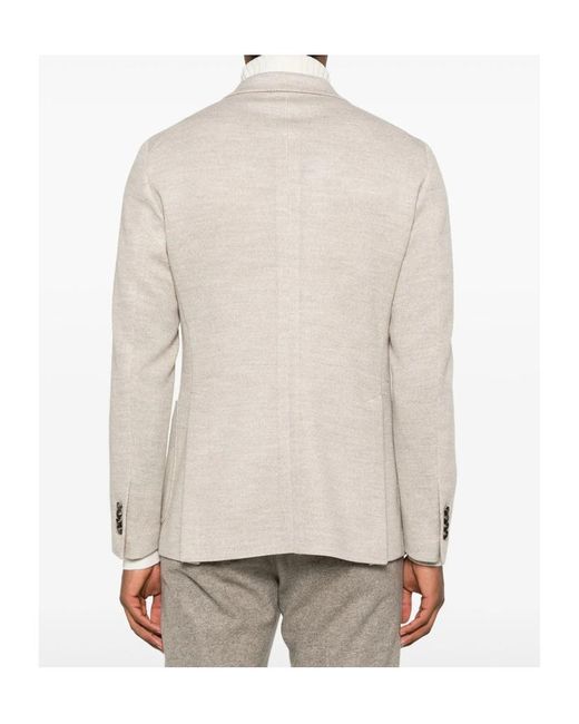 Tagliatore Natural Long-Sleeved Suit Jacket for men