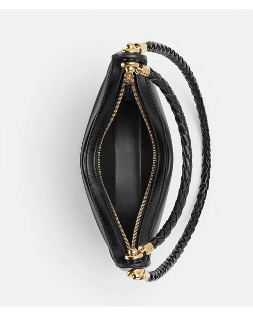 Bottega Veneta Black Hula Hoop Shoulder Bag