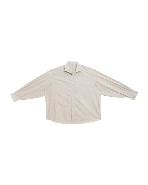 Baserange White Claude Striped Shirt