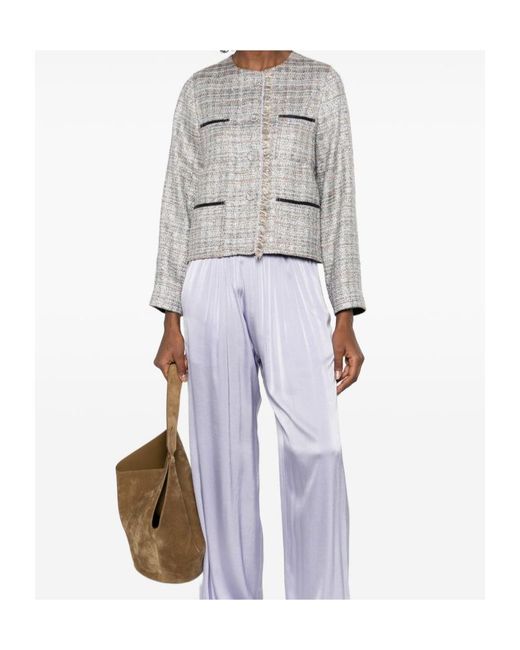 Forte_forte White Long-Sleeved Casual Jacket