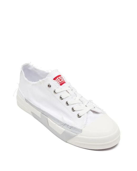 DIESEL White S-D-Verse Low Trainers