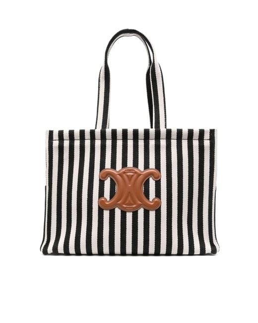 Céline Black Large Cabas Thais