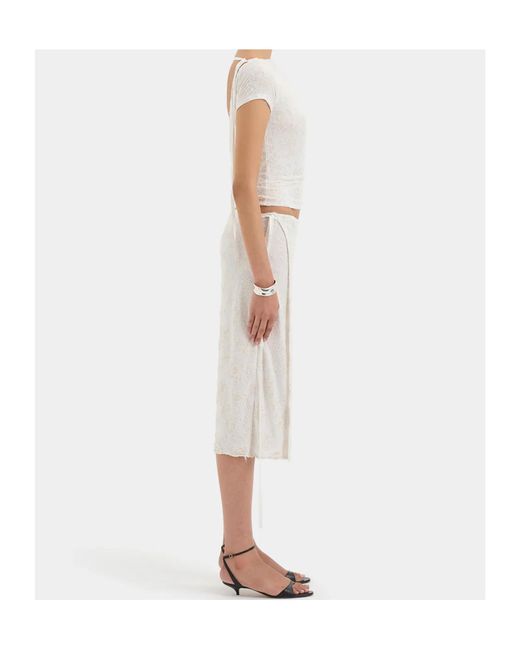 Sir White Blanca Wrap Skirt