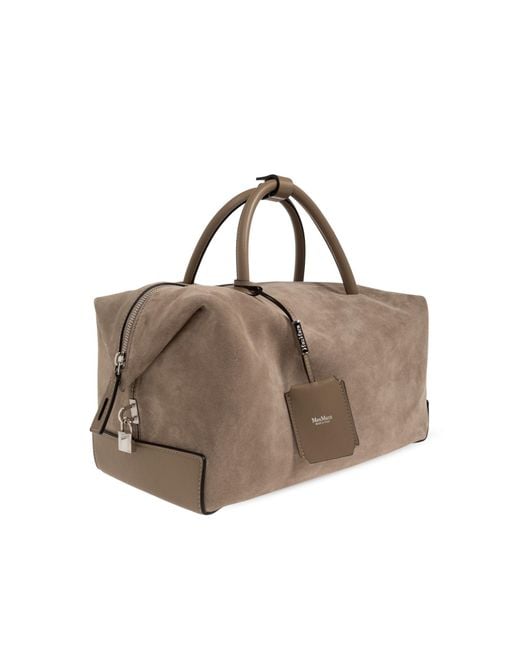 Max Mara Brown Double-Handled Handbag