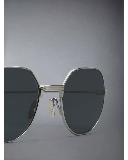 Thom Browne Multicolor Eyewear Geometric Frame Sunglasses for men