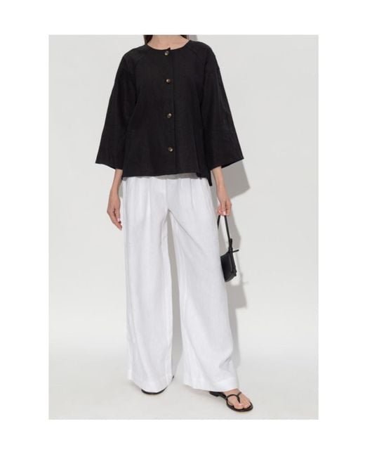 Posse White Parker Trousers