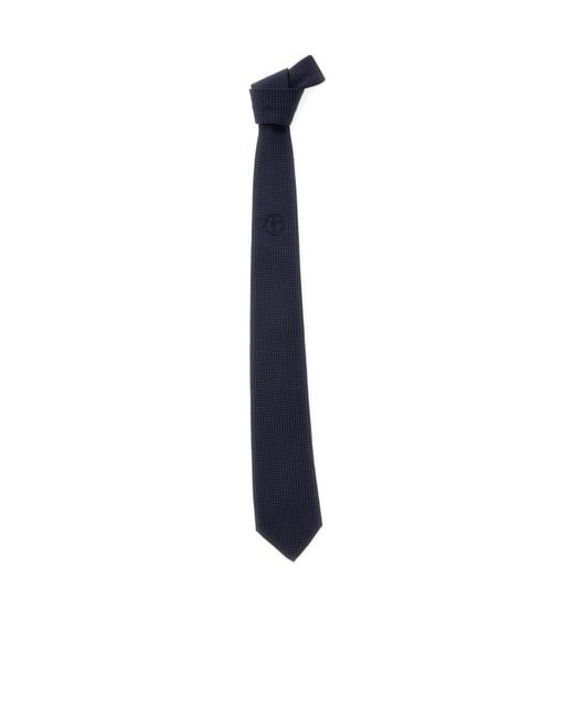 Giorgio Armani Blue All Over Polka Dots Tie for men