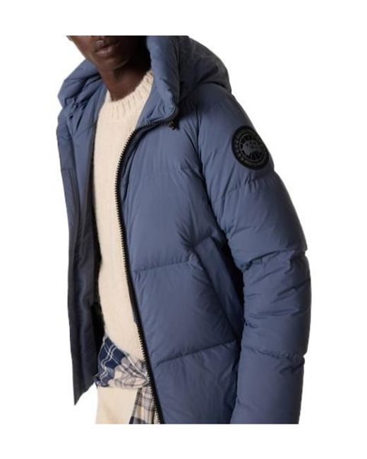 Canada Goose Blue Solid Color Down Jacket for men