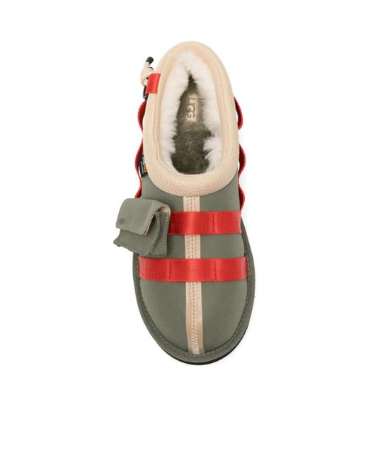 Ugg Red Tasman Wildwood Strap Patch Sneakers for men